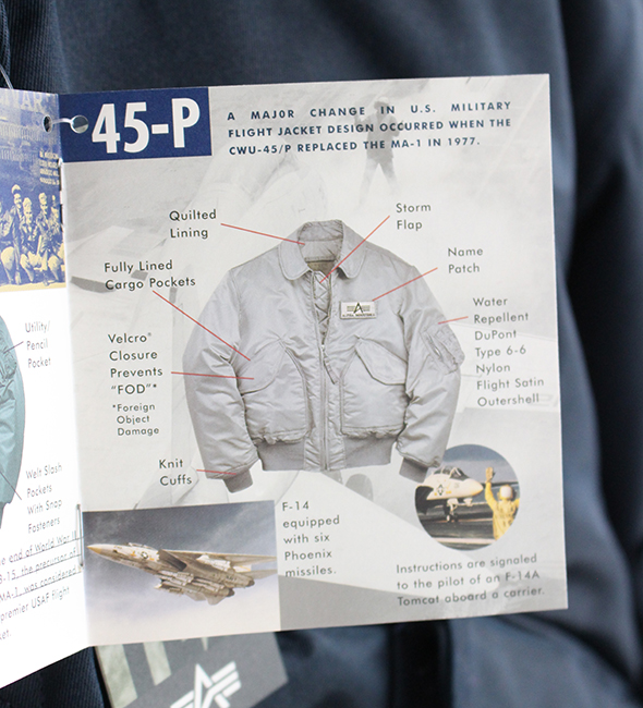 DEADSTOCK】90s Alpha Industries CWU-45/P Fright Jacket “Made In