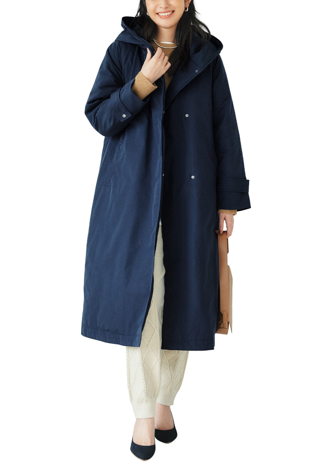 IEDIT[イディット] 撥水素材がうれしい！ 内側ステッチでスマートに