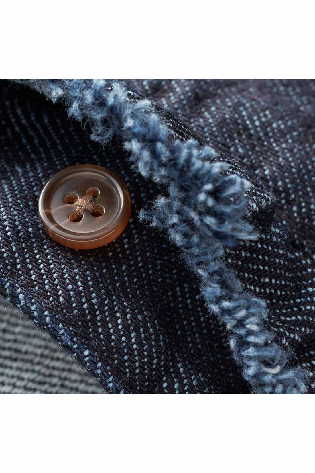 リブ イン コンフォート ラフにはおって素敵な ざっくりデニム