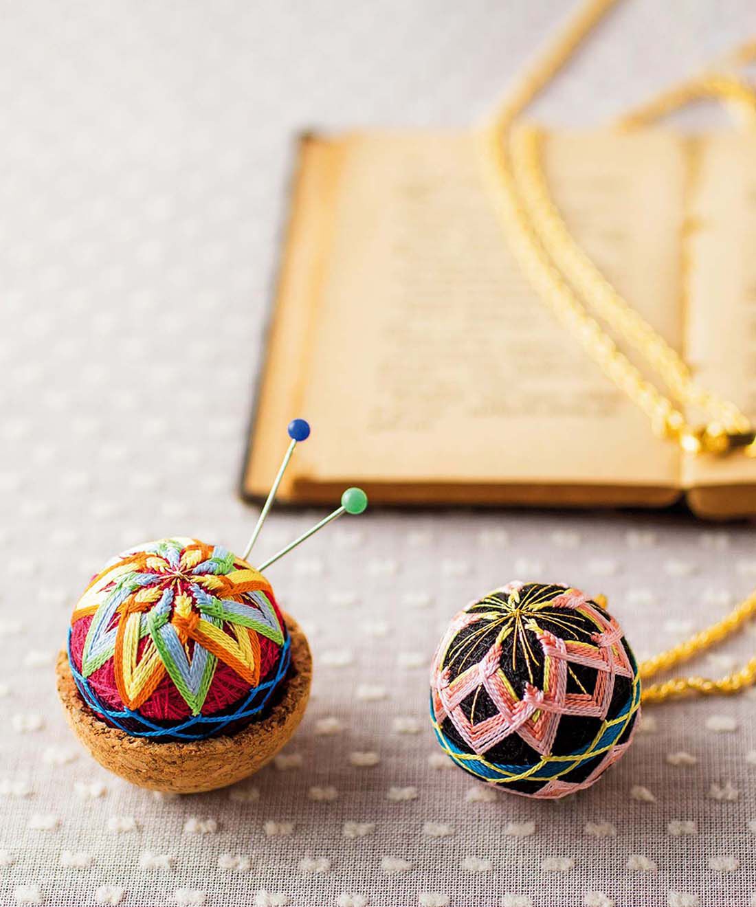 重なる絹糸のみやび ころんとかわいいちいさなてまりの会｜Couturier