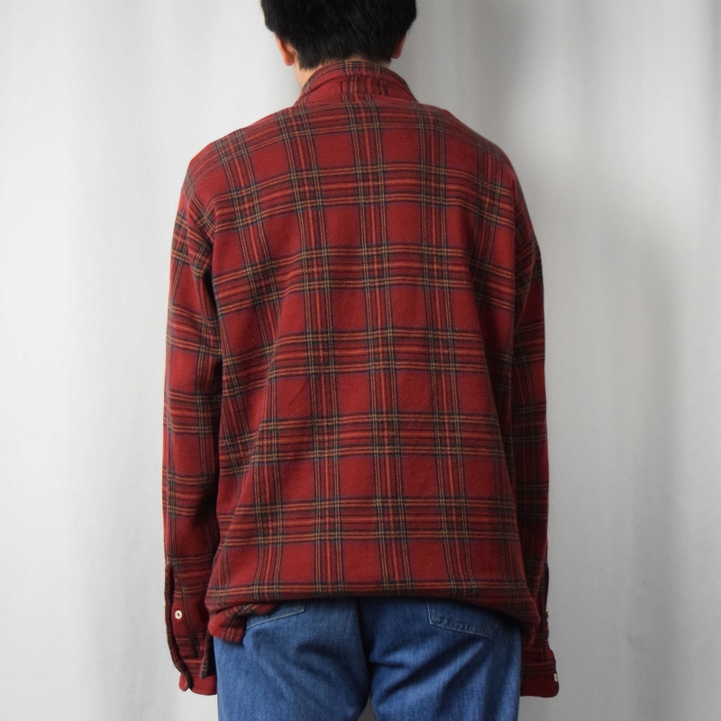 90s 90年代 ポロラルフローレン 赤 レッド プルオーバーシャツ