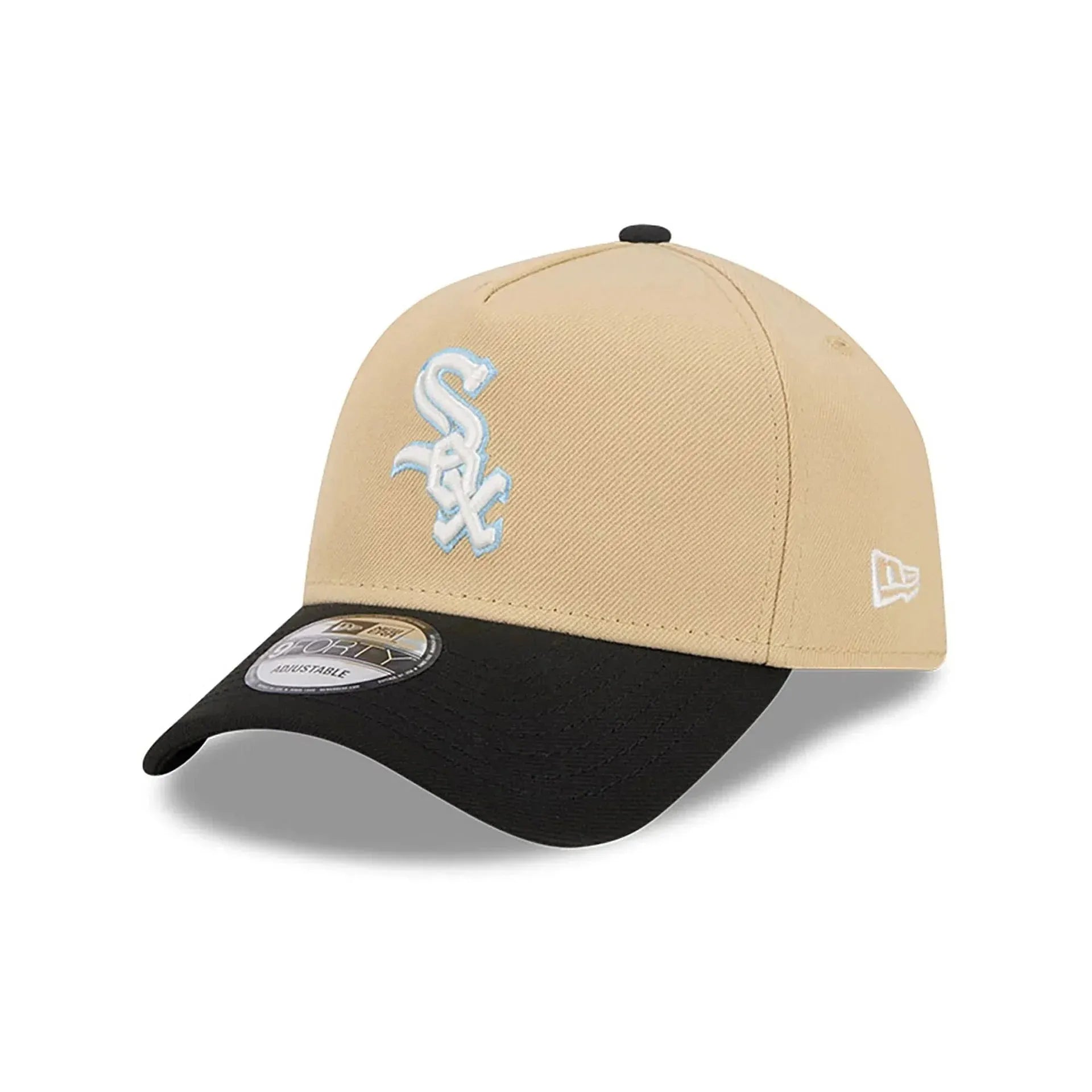 NEW ERA 9FORTY A-FRAME MLB CHICAGO WHITE SOX TWO TONE / BLACK UV SNAPB