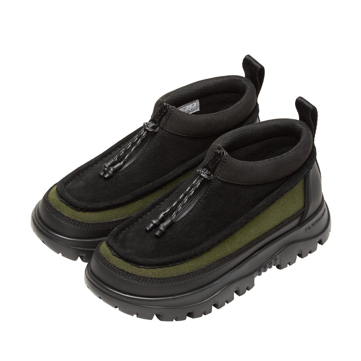 シャカのファスナー付きシューズ「ジップモカシンブーティEX」に