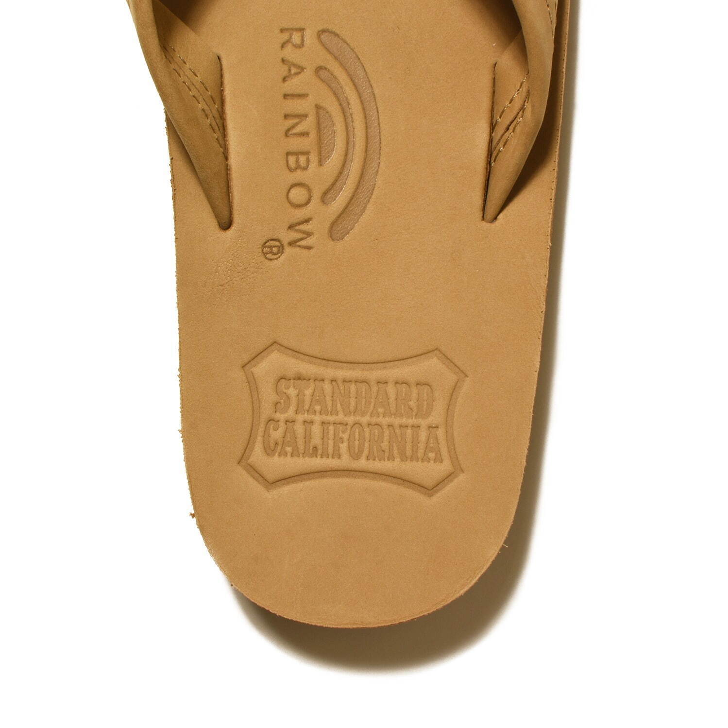 スタンダード カリフォルニア限定のレザーサンダル、ブラウンカラー