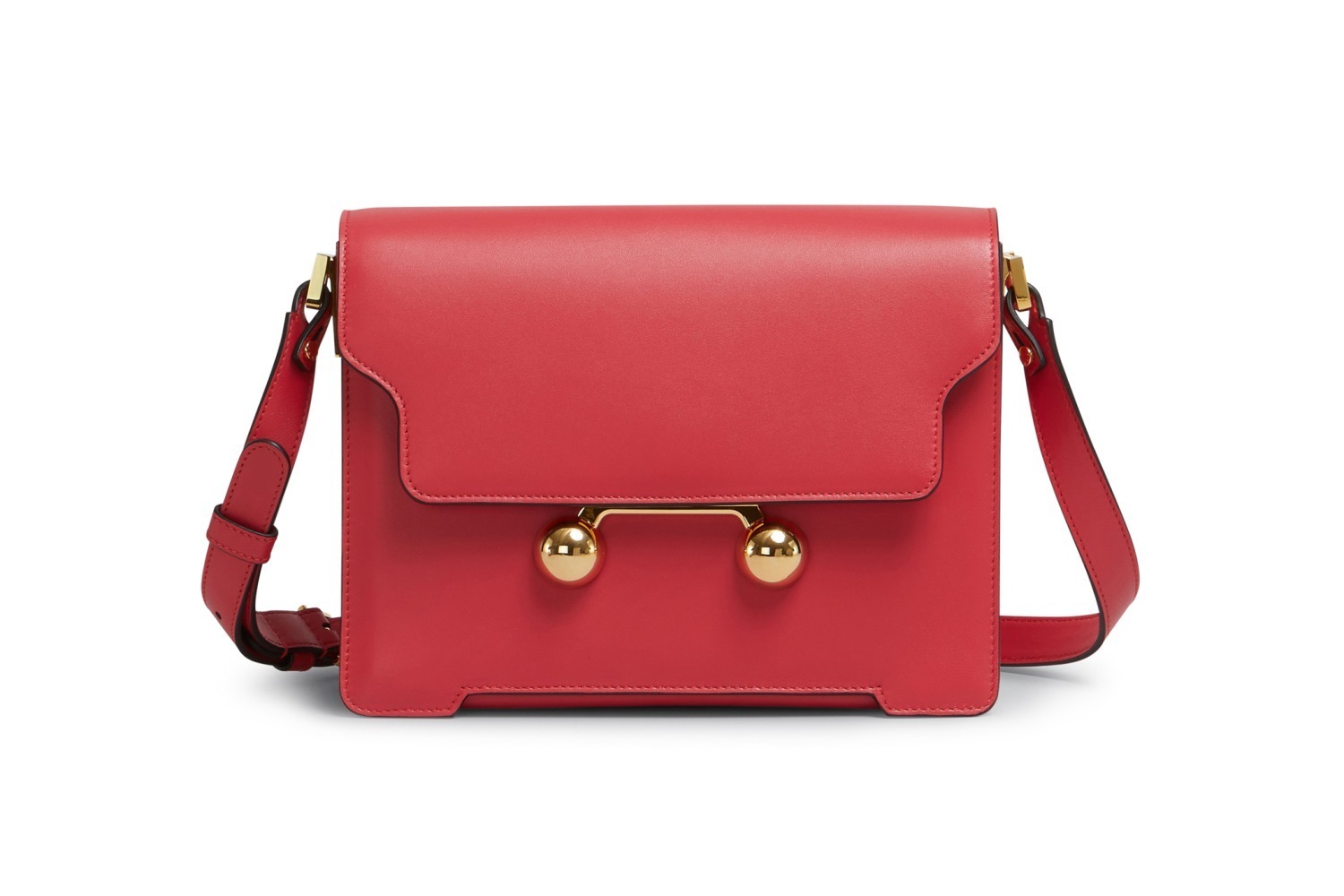 マルニ24年ウィメンズ＆メンズレザーバッグ「トランカルー」エレガント