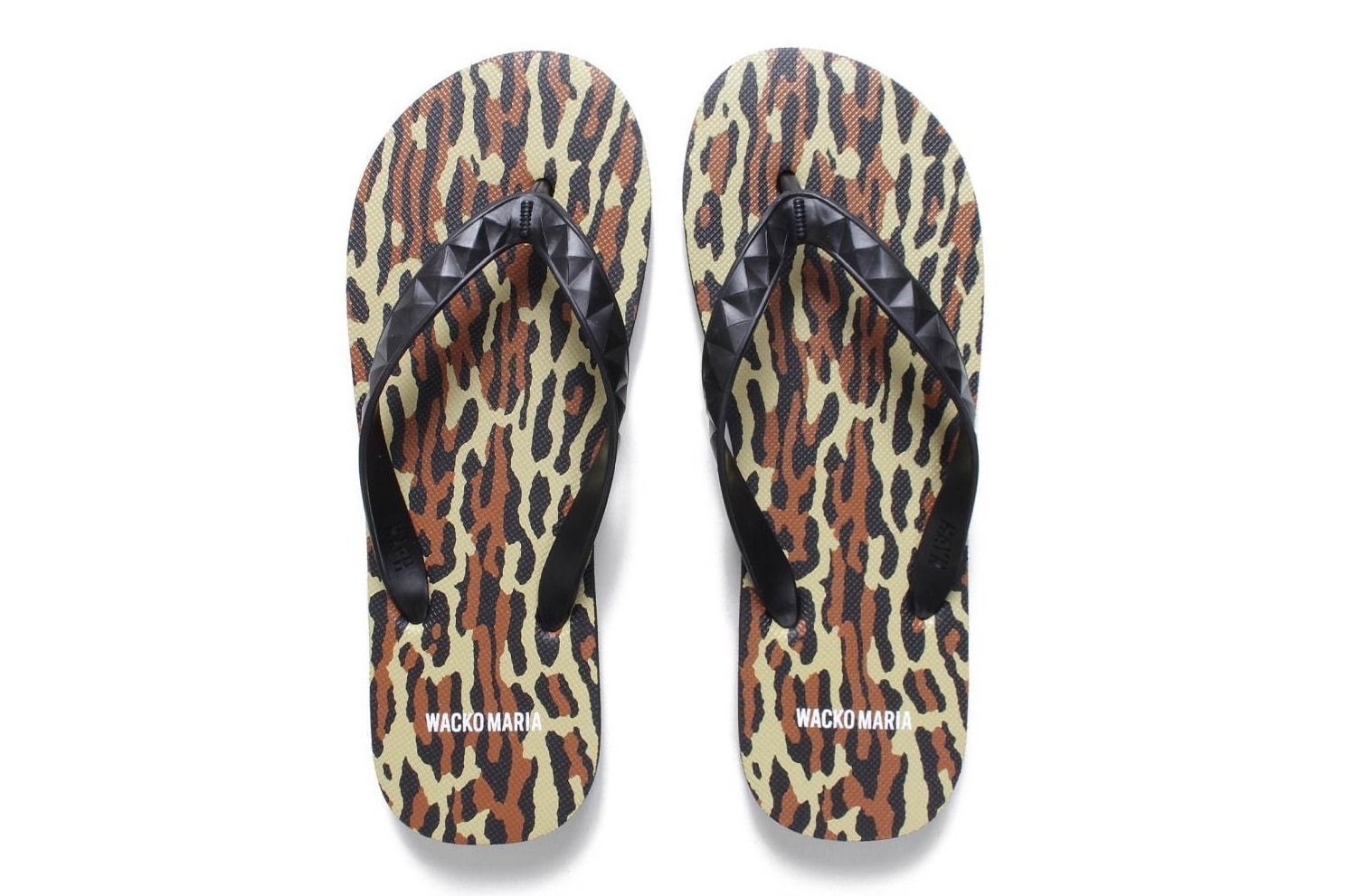 ワコマリア新作“レオパード柄”ビーチサンダル＆“パイソン柄”シャワー