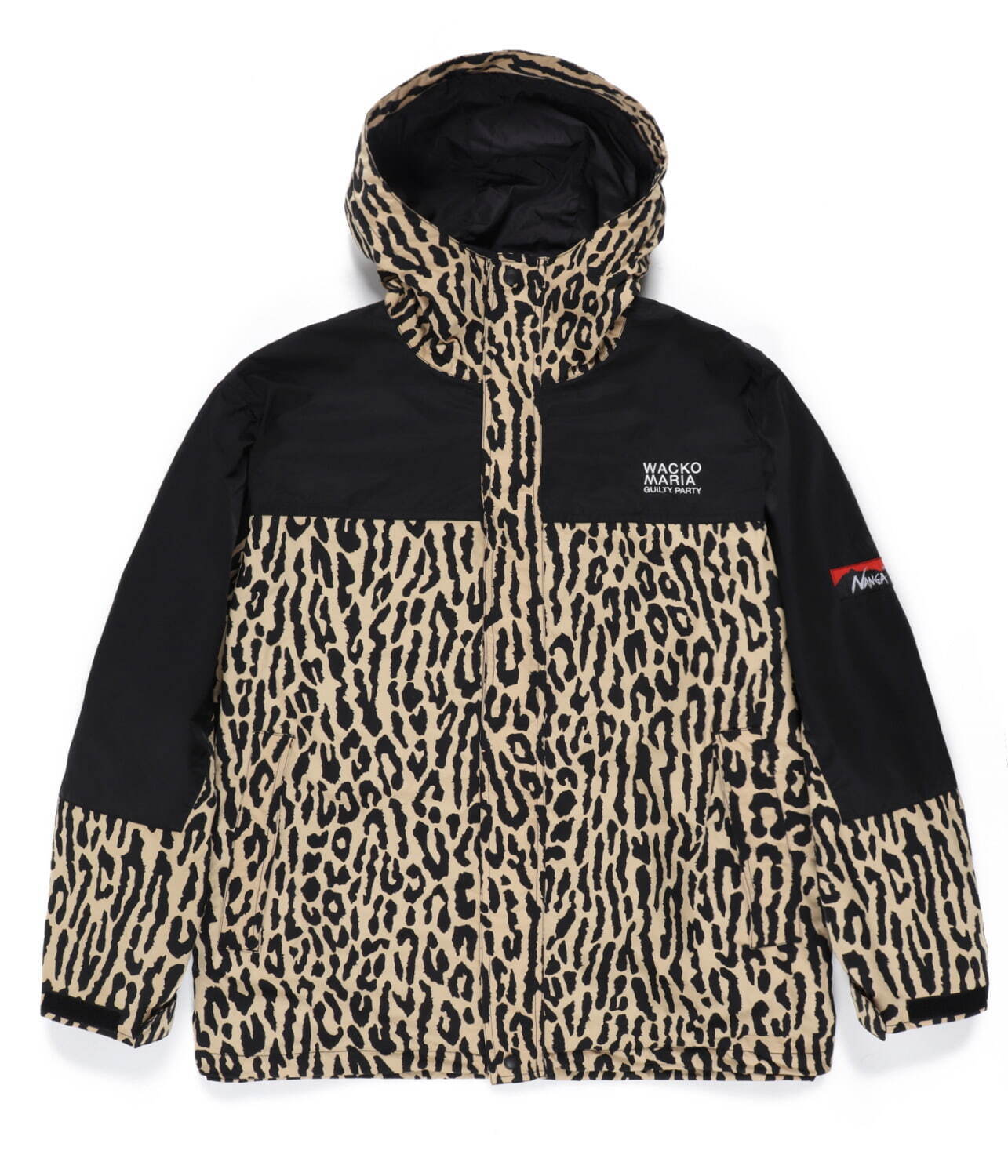ワコマリア×ナンガ、“レオパード柄”マウンテンパーカー＆アノラック