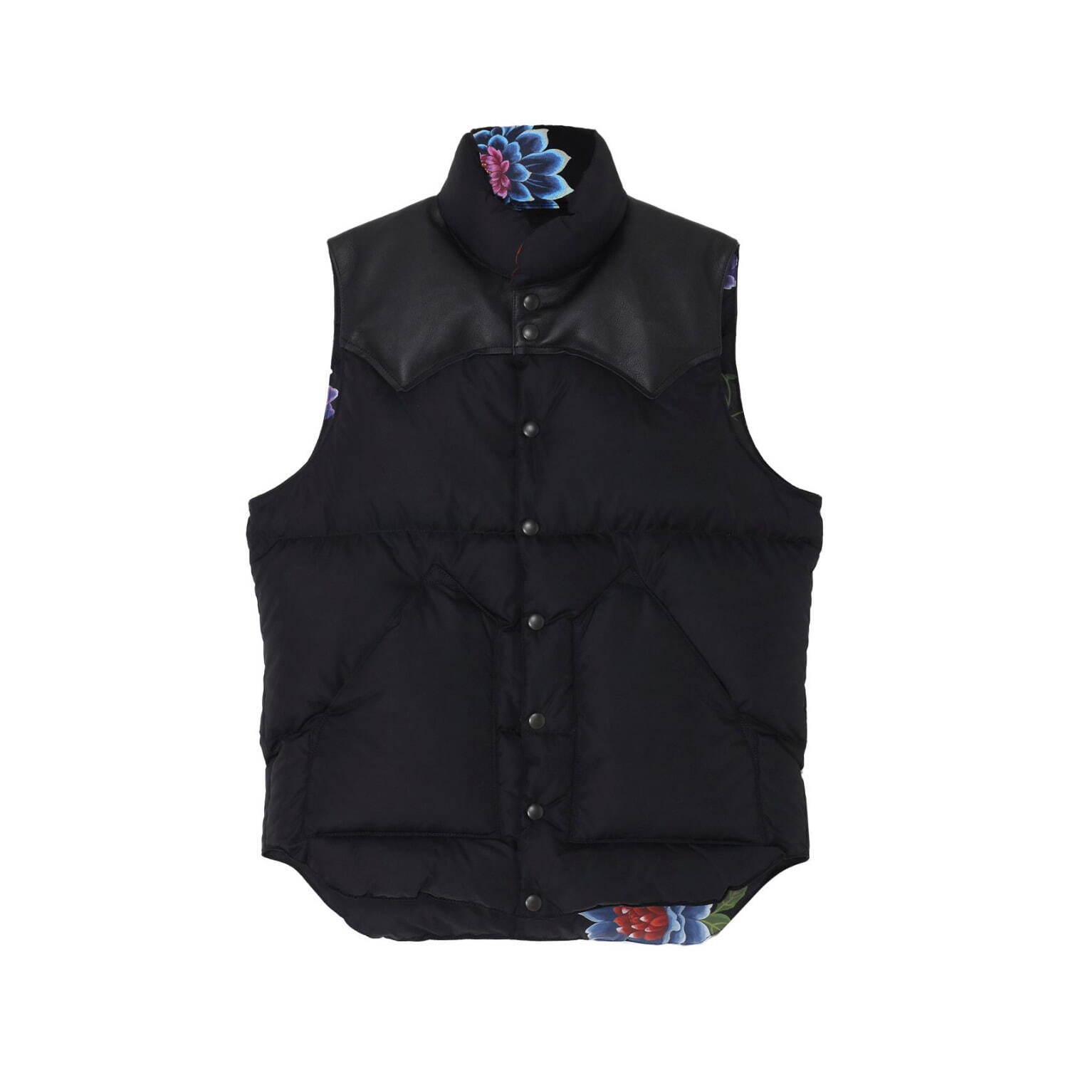 ワイルドサイド ヨウジヤマモト“花柄”ダウンベスト、ロッキー