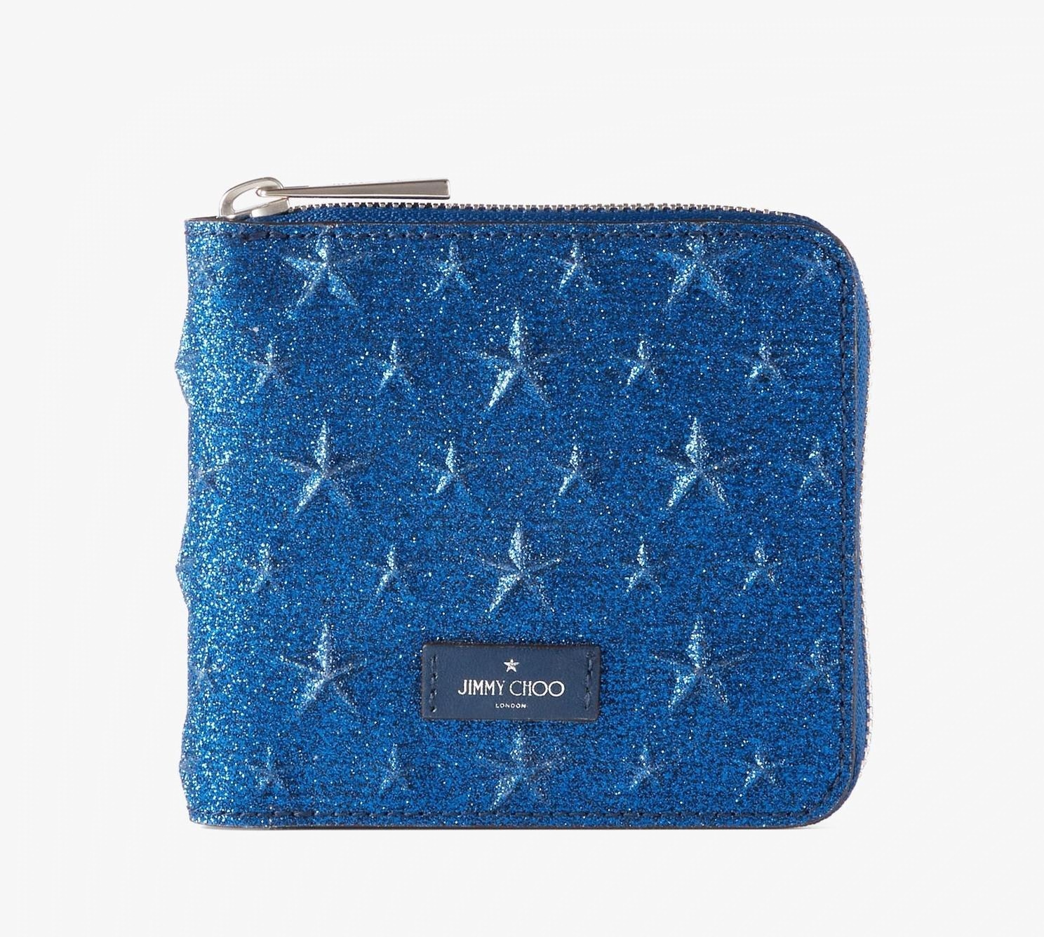 ジミー チュウ24年クリスマス財布、スターモチーフ輝くグリッター