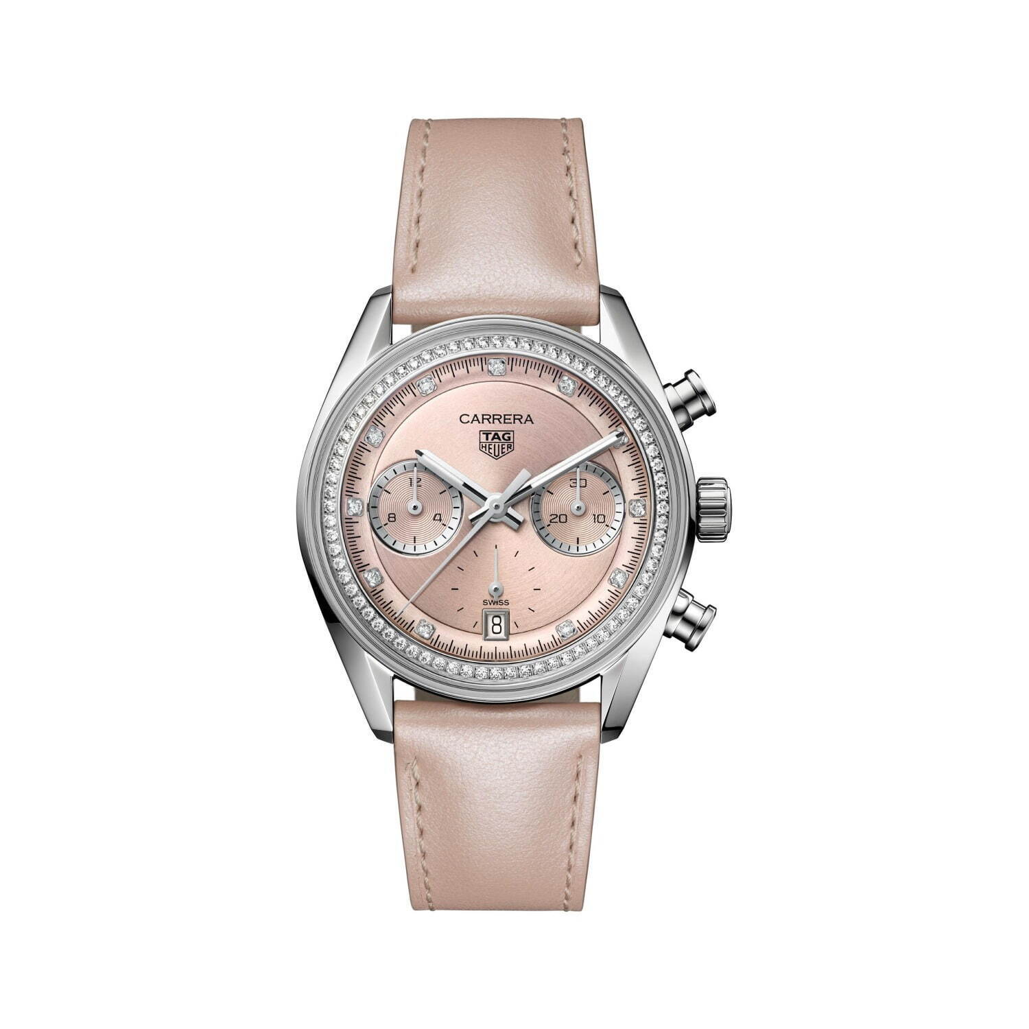 タグ・ホイヤー“ダイヤモンド煌めく”腕時計「カレラ クロノグラフ