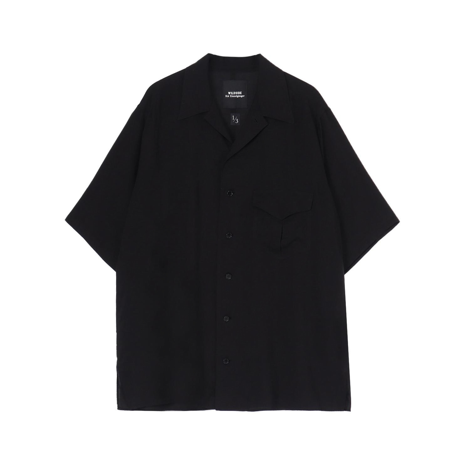 ワイルドサイド ヨウジヤマモト“黒レーヨン”のシャツ、キエ アイン