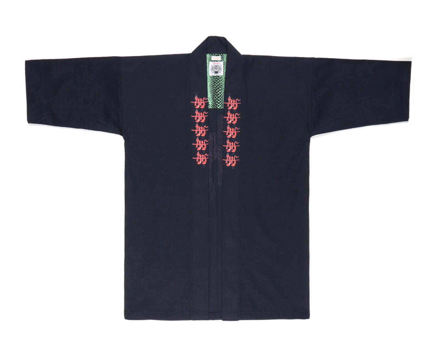 ワコマリア、ウルフズヘッド幹田によるグラフィック入り半纏