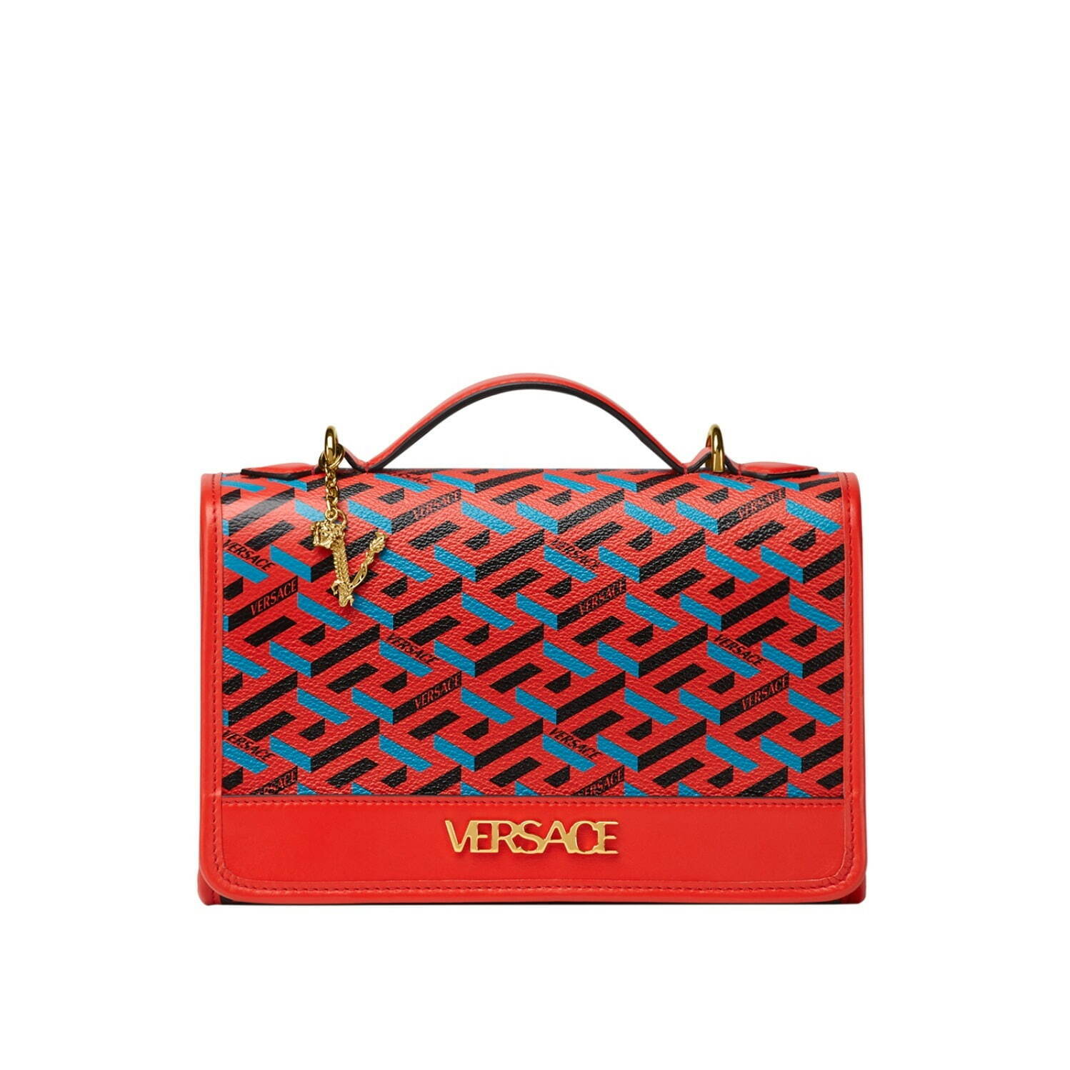 ヴェルサーチェの新作バッグ、“グレカ柄”を3Dで再解釈したジオ