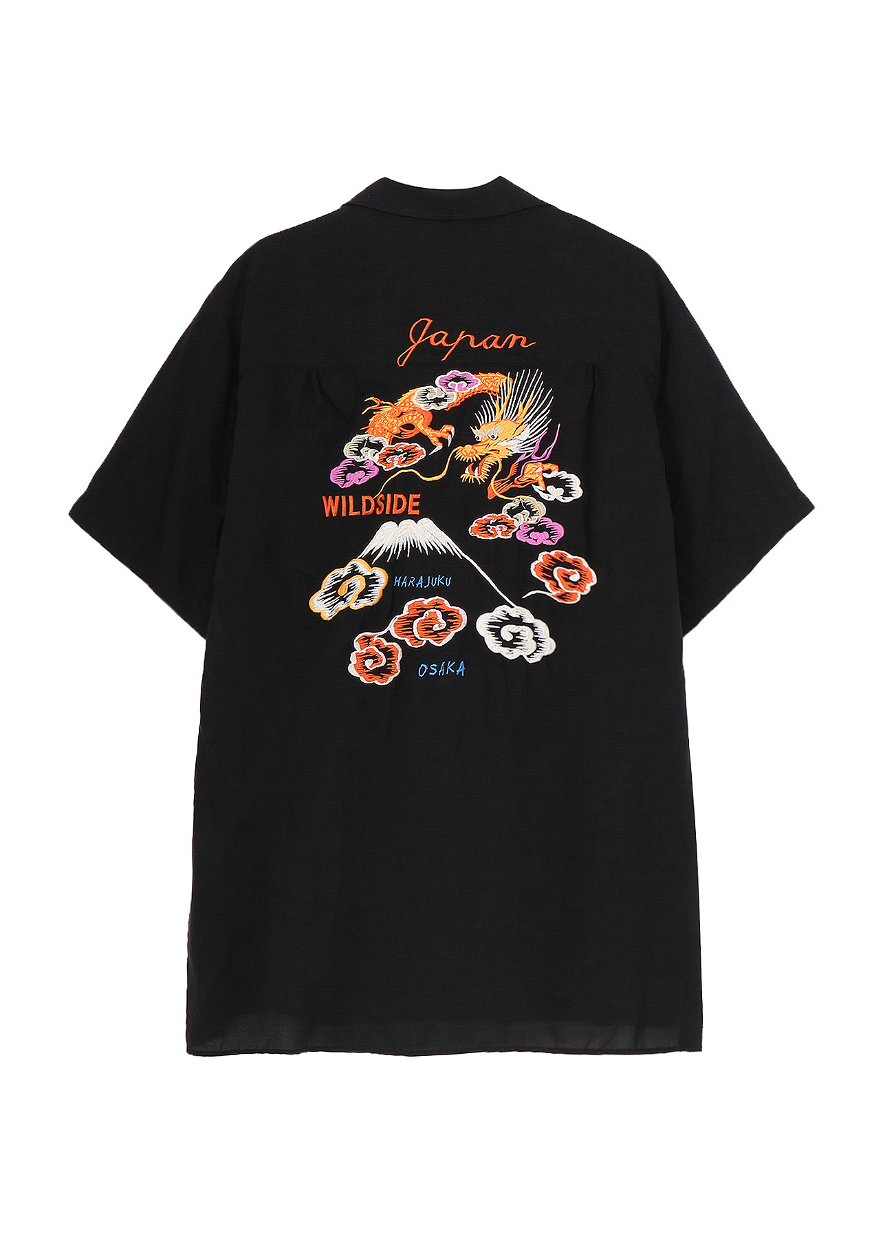 ワイルドサイド ヨウジヤマモトの新作は開襟シャツ 背面にヴィンテージ