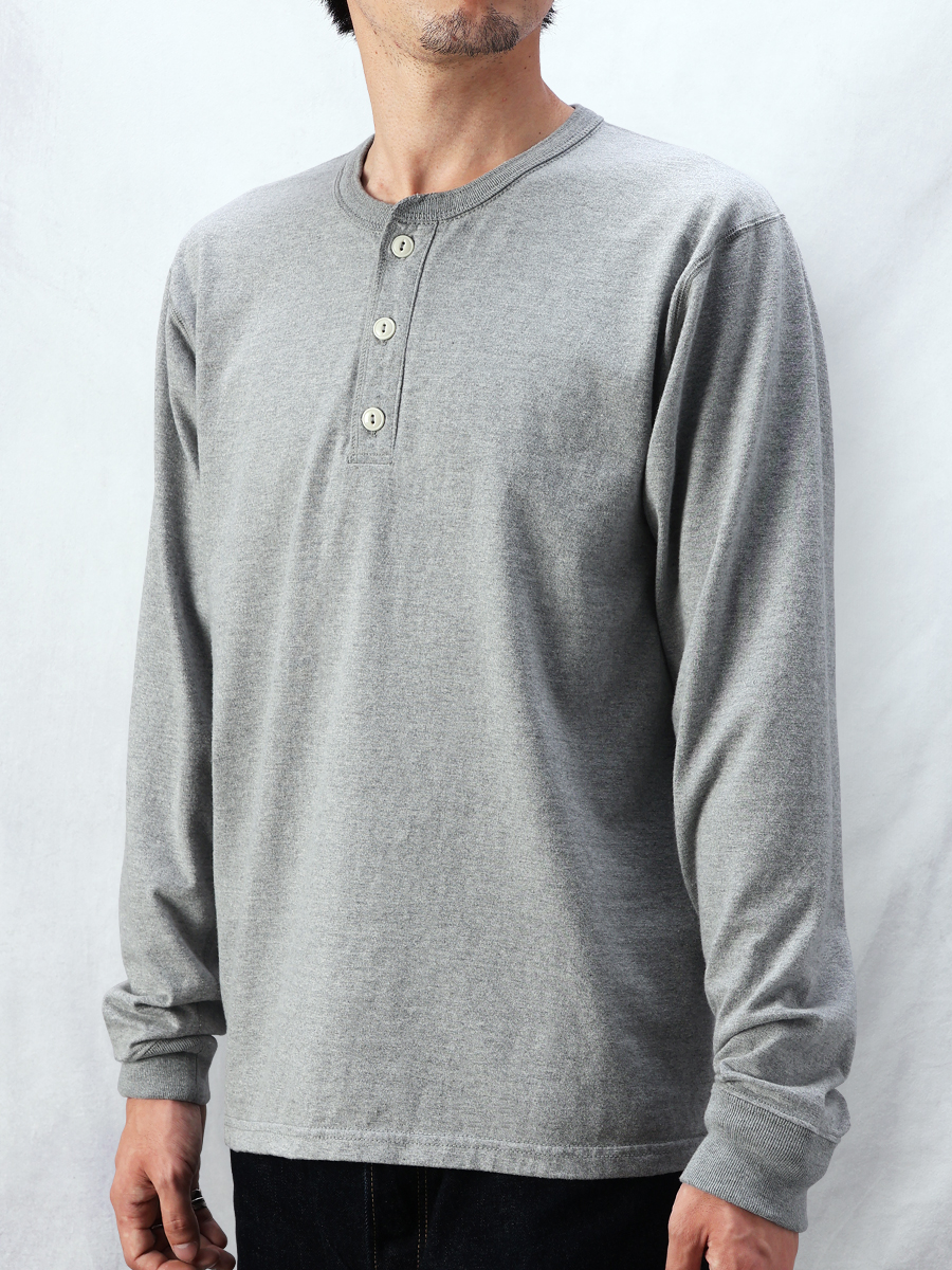 ヘンリーネック ロングスリーブTシャツ FN-TSHL-004 | THE FLAT HEAD
