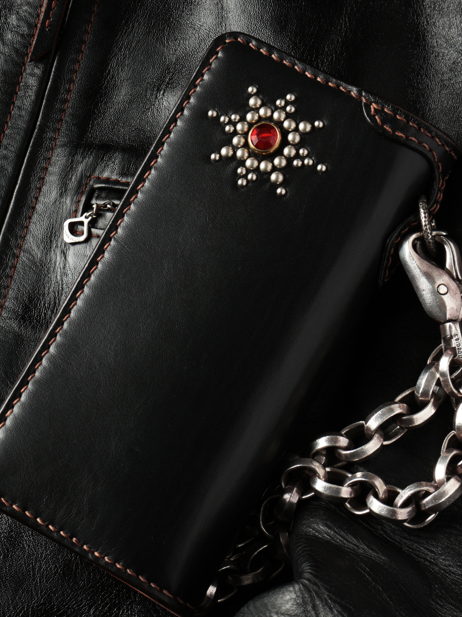 ウェブショップ限定 ホースハイド×多脂革 ロングウォレット FN-WLN5