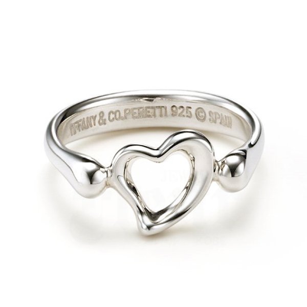 ティファニー エルサ・ペレッティ オープンハート リング ミニ [Jewel