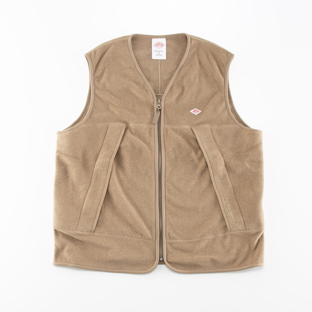 ダントン DANTON メンズトップス POLARTEC FLEECE ZIP VEST DT-A0363
