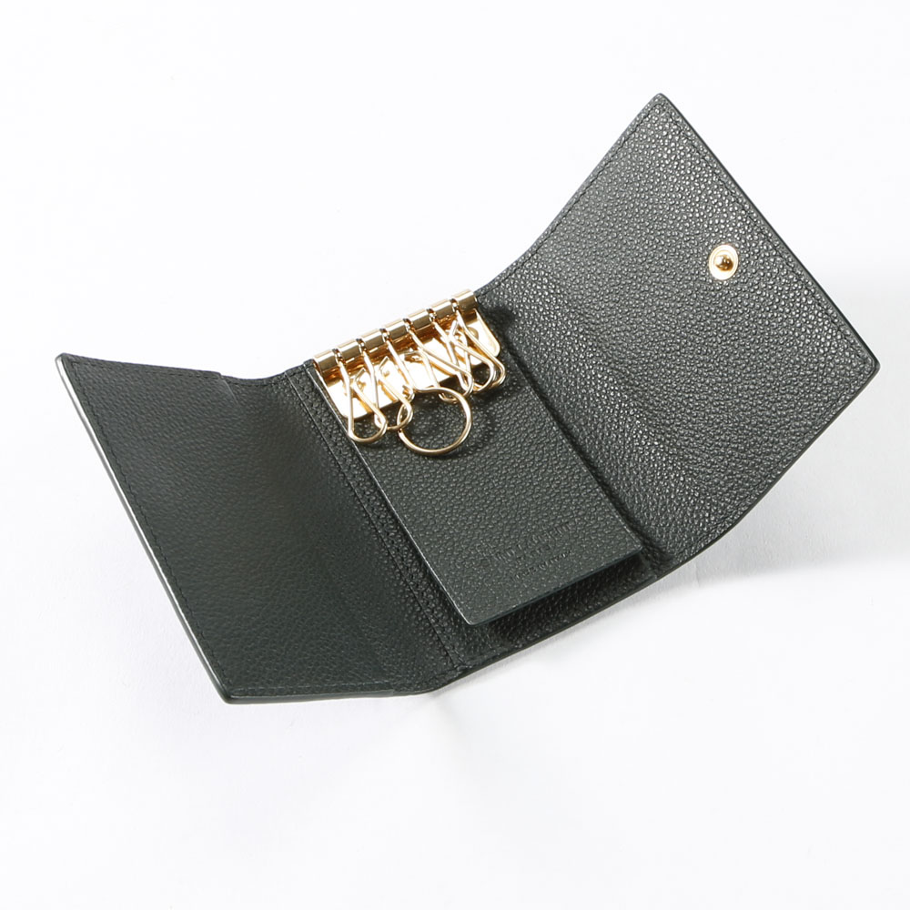 サンローラン SAINT LAURENT キーケース グレインレザー 6連