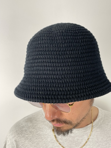 COOTIE / Knit Crusher Hat -Black-
