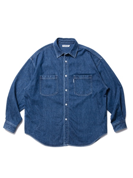 COOTIE / Denim Work Shirt -Indigo Fade-