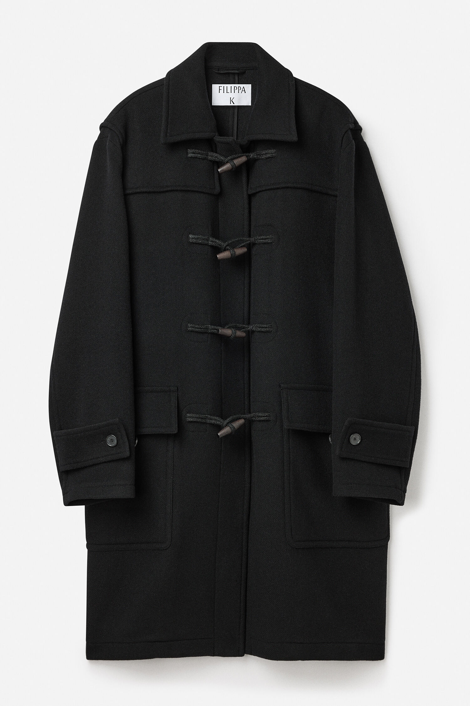Monty Duffle Coat - Black | FILIPPA K