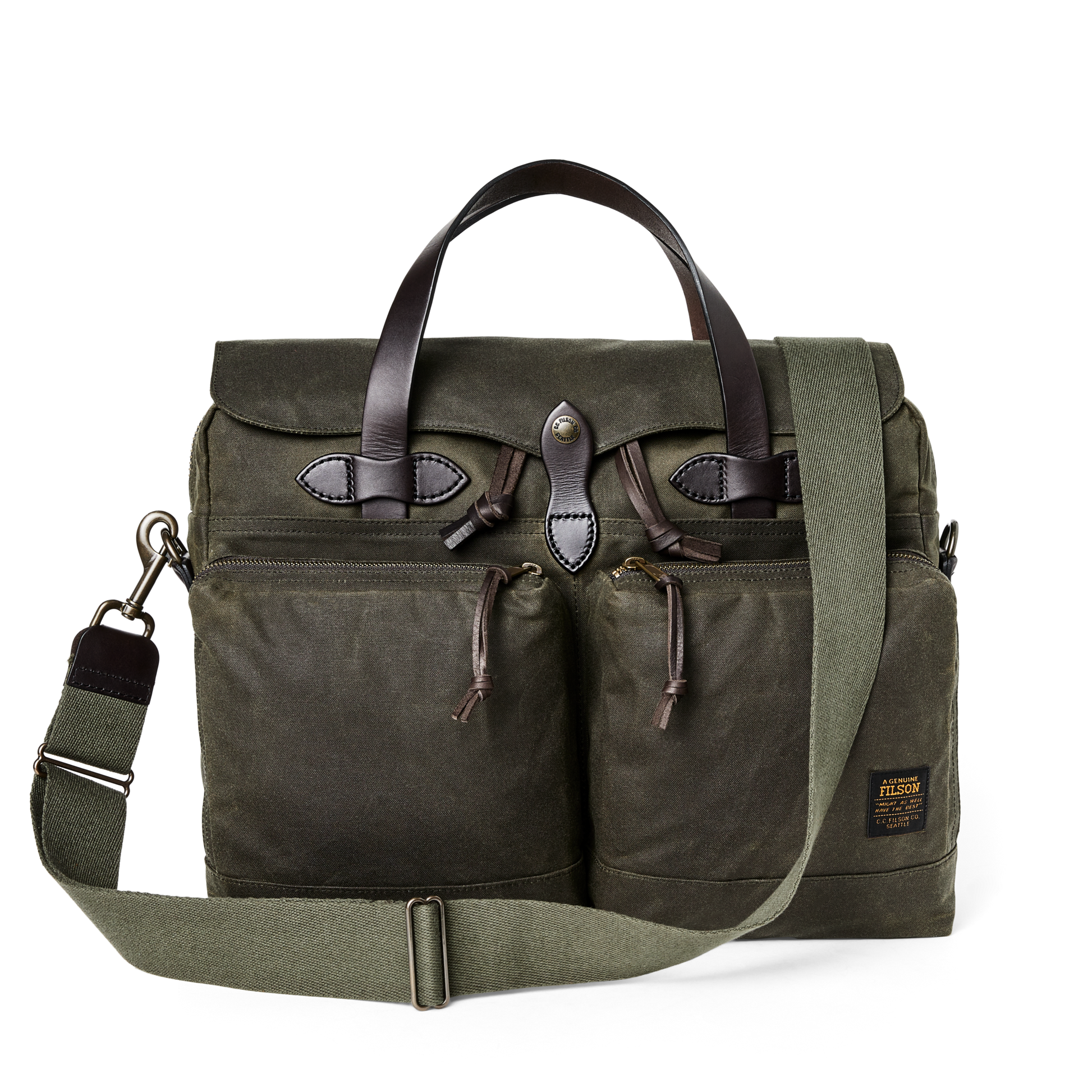 24 Hour Tin Cloth Briefcase | Filson