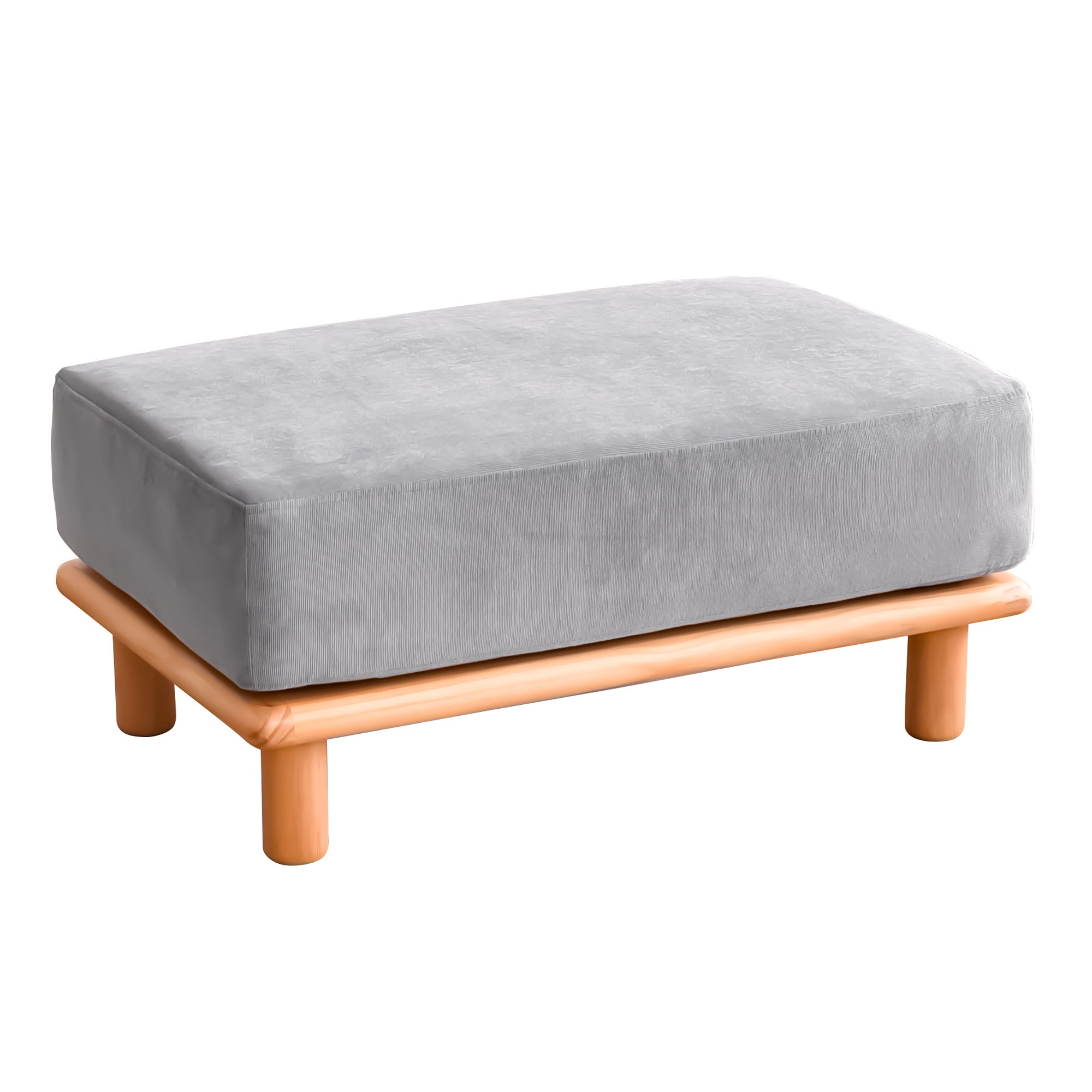 あす着] 幅80cm オットマン チェア ソファ おしゃれ 天然木 足置き 脚