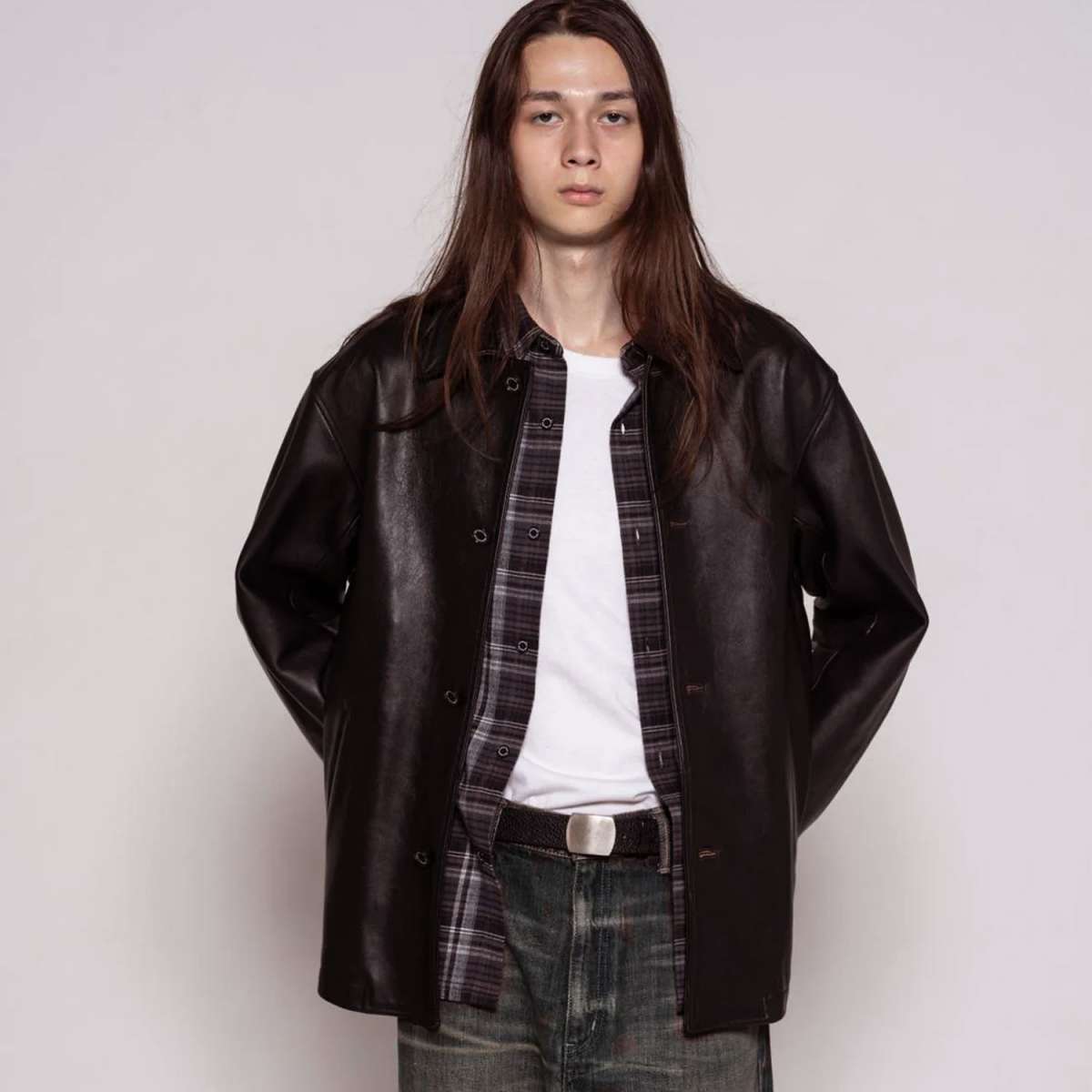 Neighborhood Leather Car Coat | FIRMAMENT - Berlin Renaissance