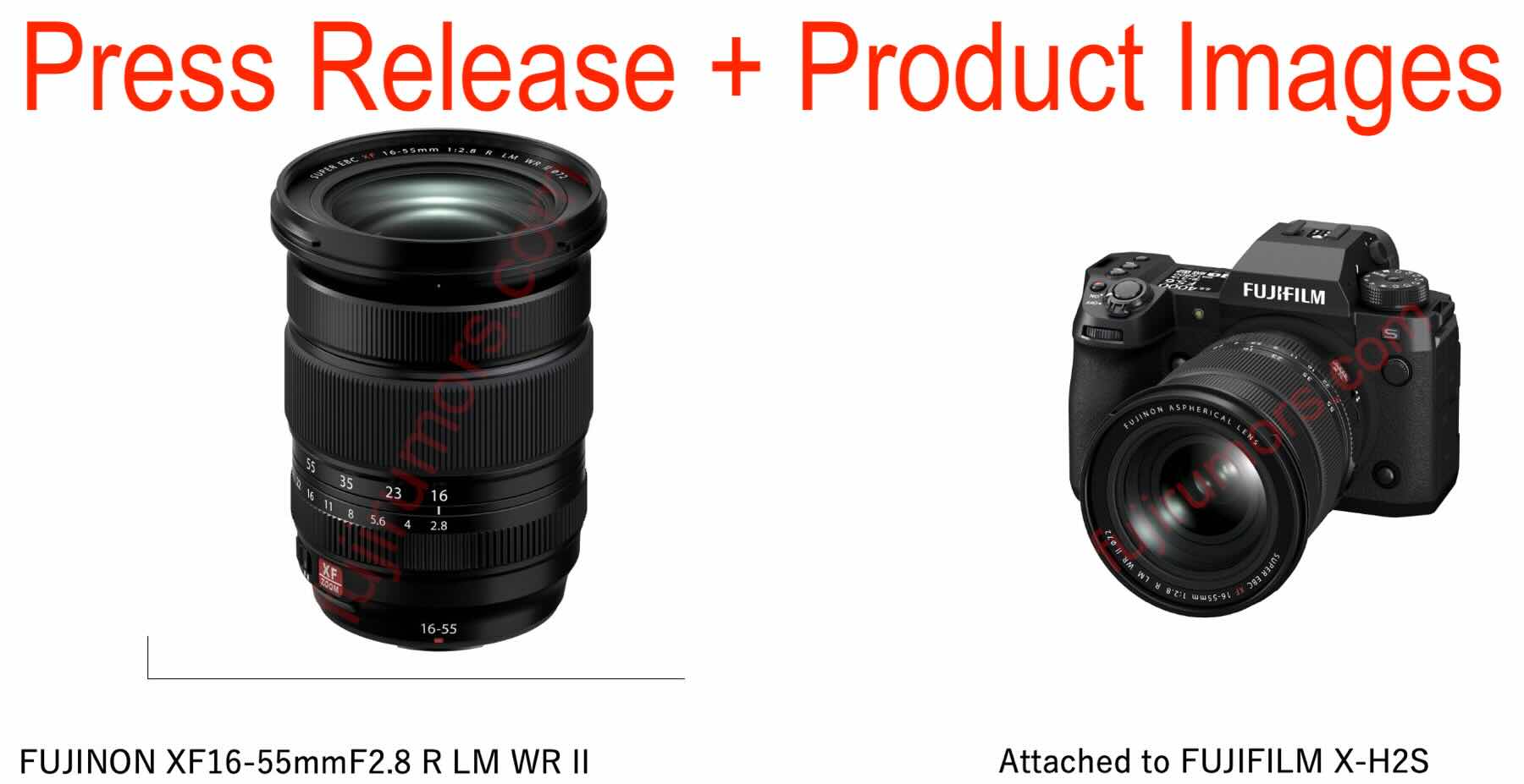 EXCLUSIVE: Fujinon XF16-55mm f/2.8 R LM WR II Press Release and