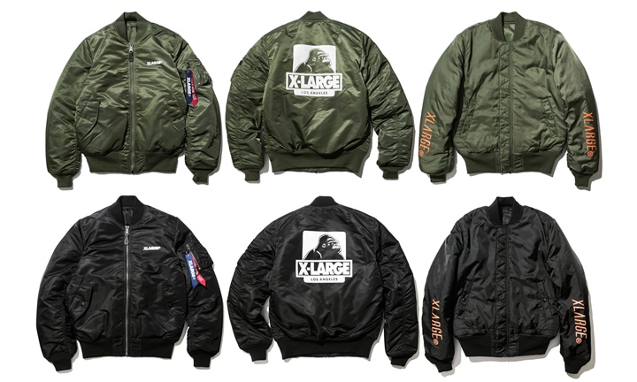 10/21発売！X-large × ALPHA INDUSTRIES “MA-1 BOMBER JACKET