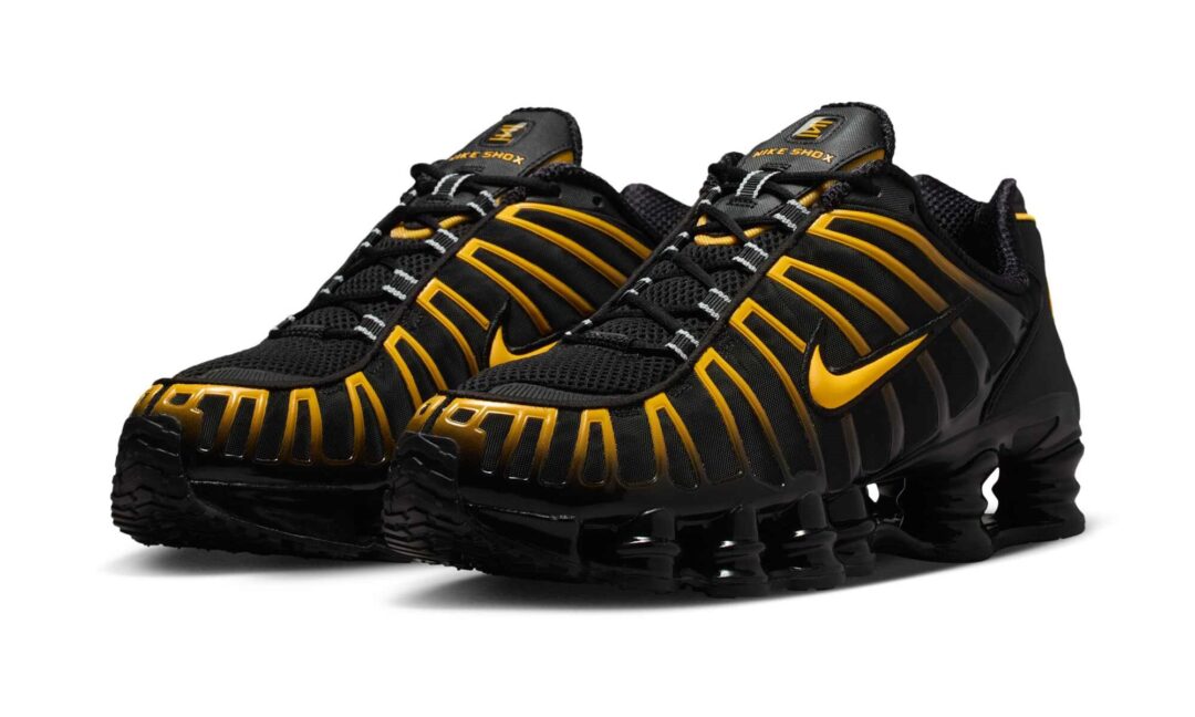 2025年 10/1 発売予定】NIKE SHOX TL “Black/University Gold” (ナイキ