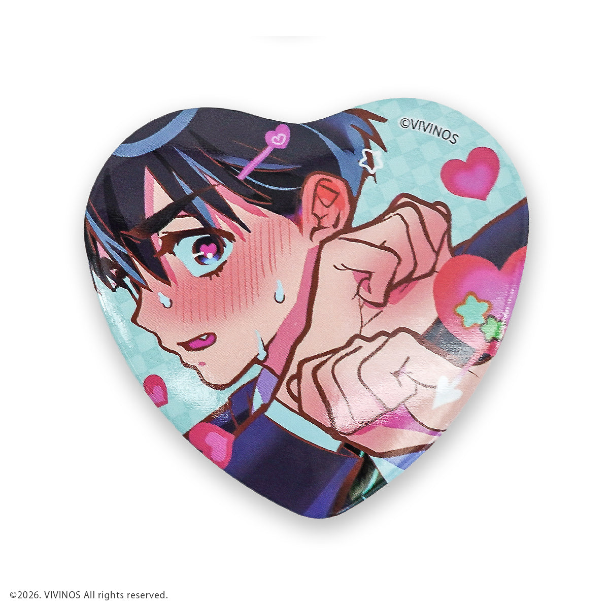 エイリアンステージ ヒョナ ルカ ふもコレ ハート缶バッジ ALIEN STAGE