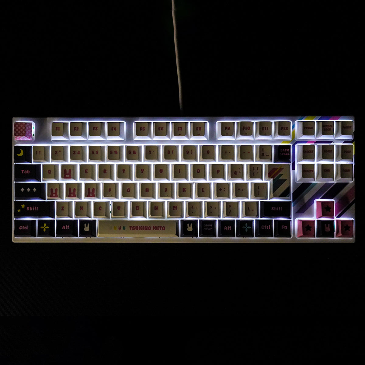 にじさんじ × ふもコレ キーボード 月ノ美兎 VARMILO 日本語配列 80