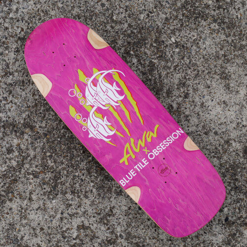 アルバスケートボード ブルータイルオブセッション ピンク / Alva BTO