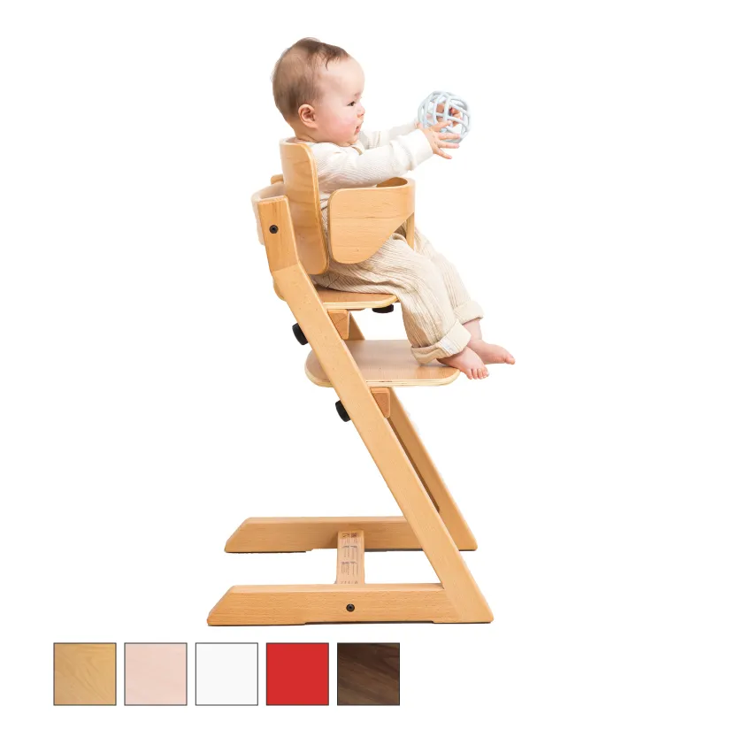 高さ調整ベビーチェア ベビーガード付 こども 0歳 1歳 ハイチェア