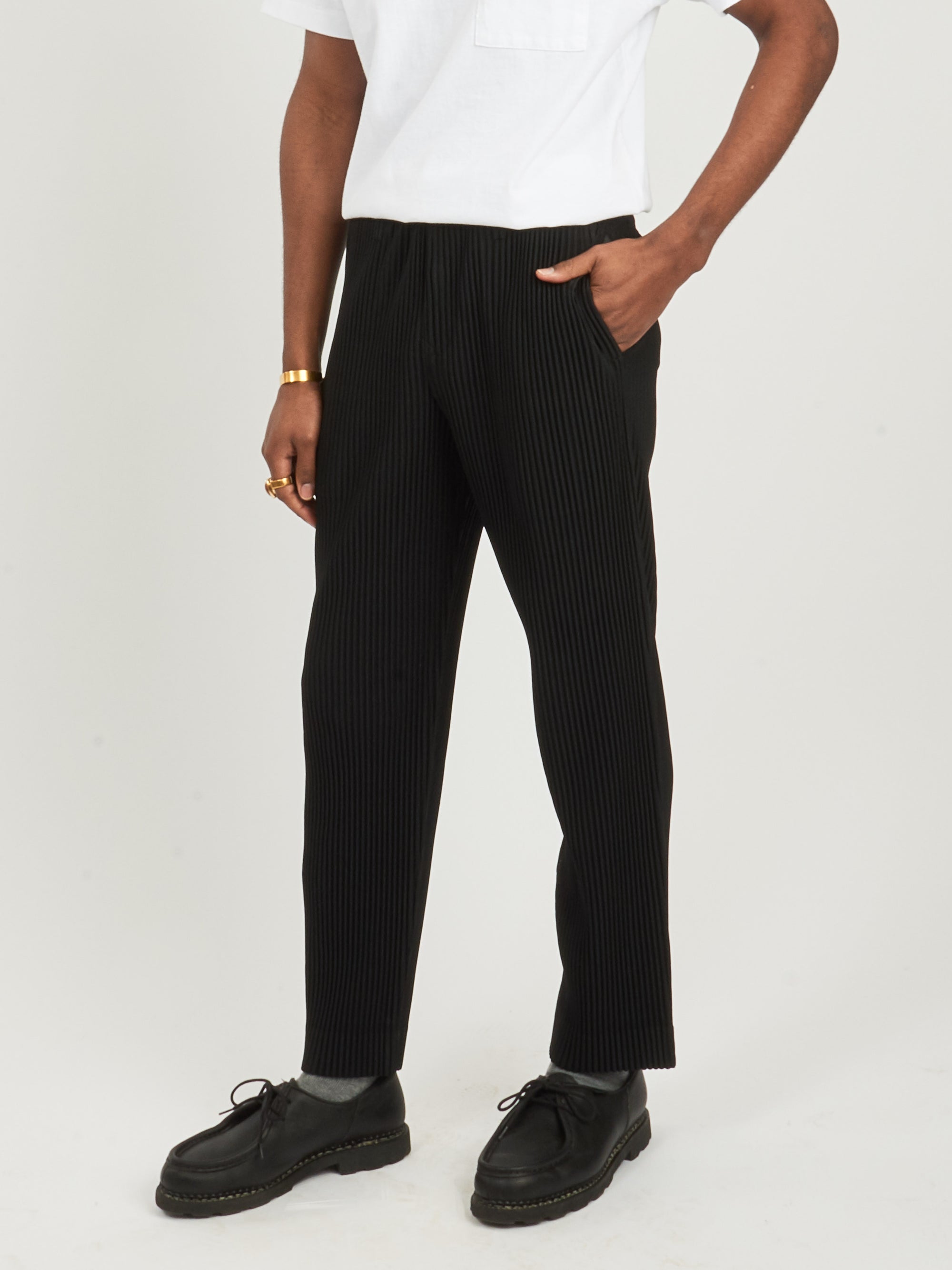 Homme Plisse Issey Miyake - Black Basics Pants – Frances May