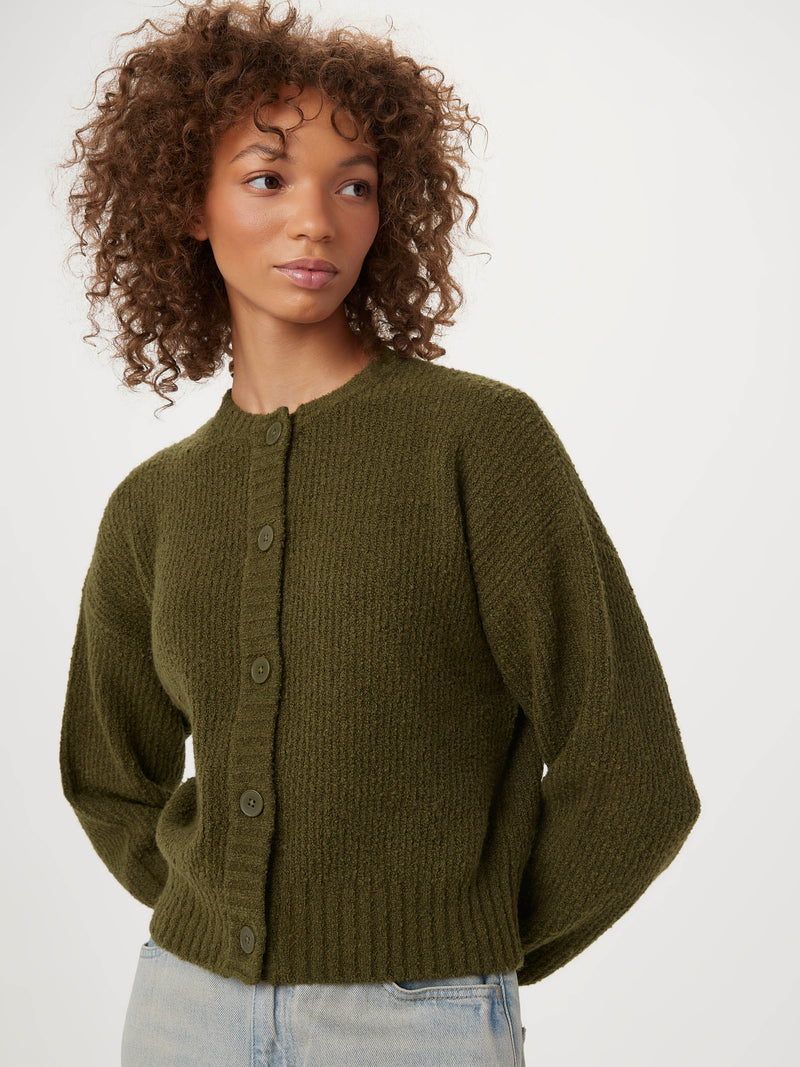 The Seawool® Sweater Cardigan in Dark Olive – Frank And Oak USA