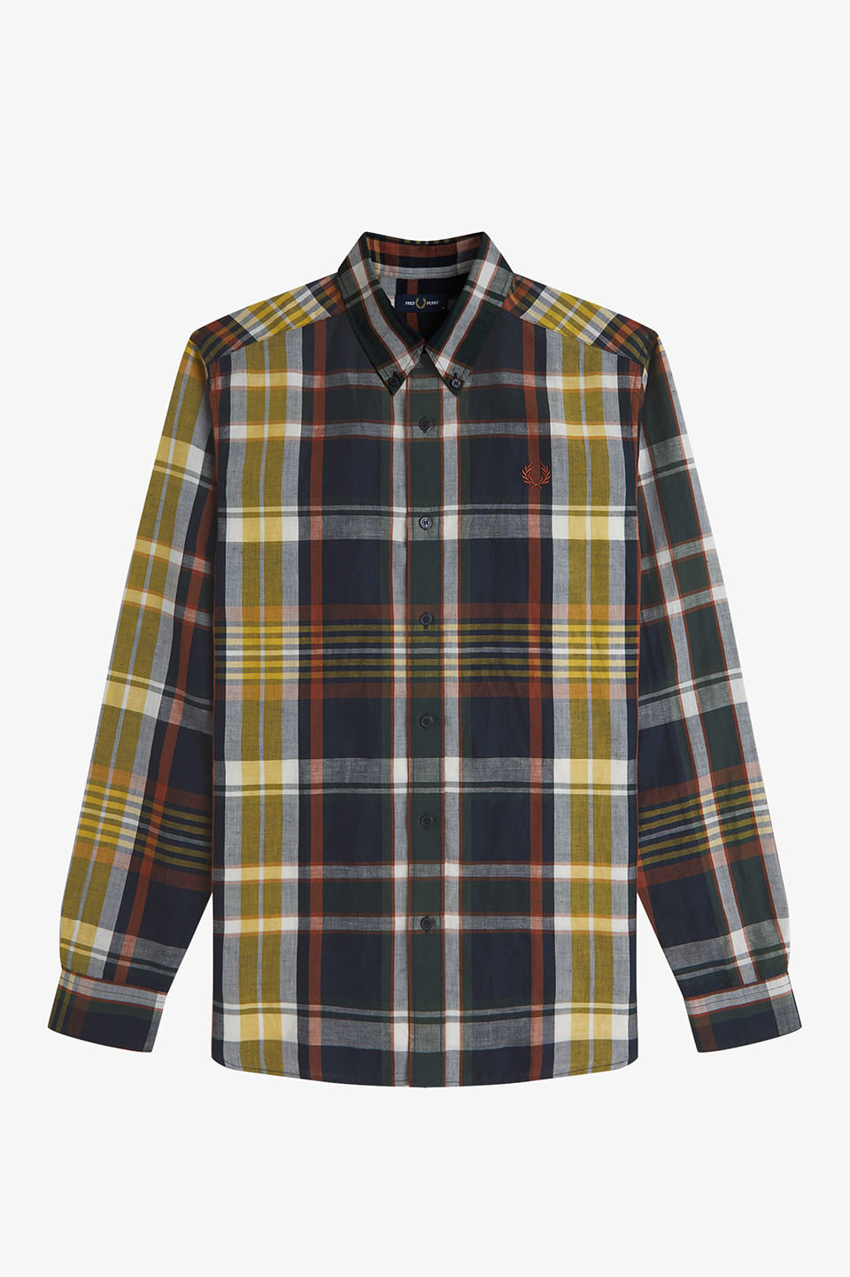 Madras Check Shirt(M 608：NAVY): | FRED PERRY JAPAN | フレッド