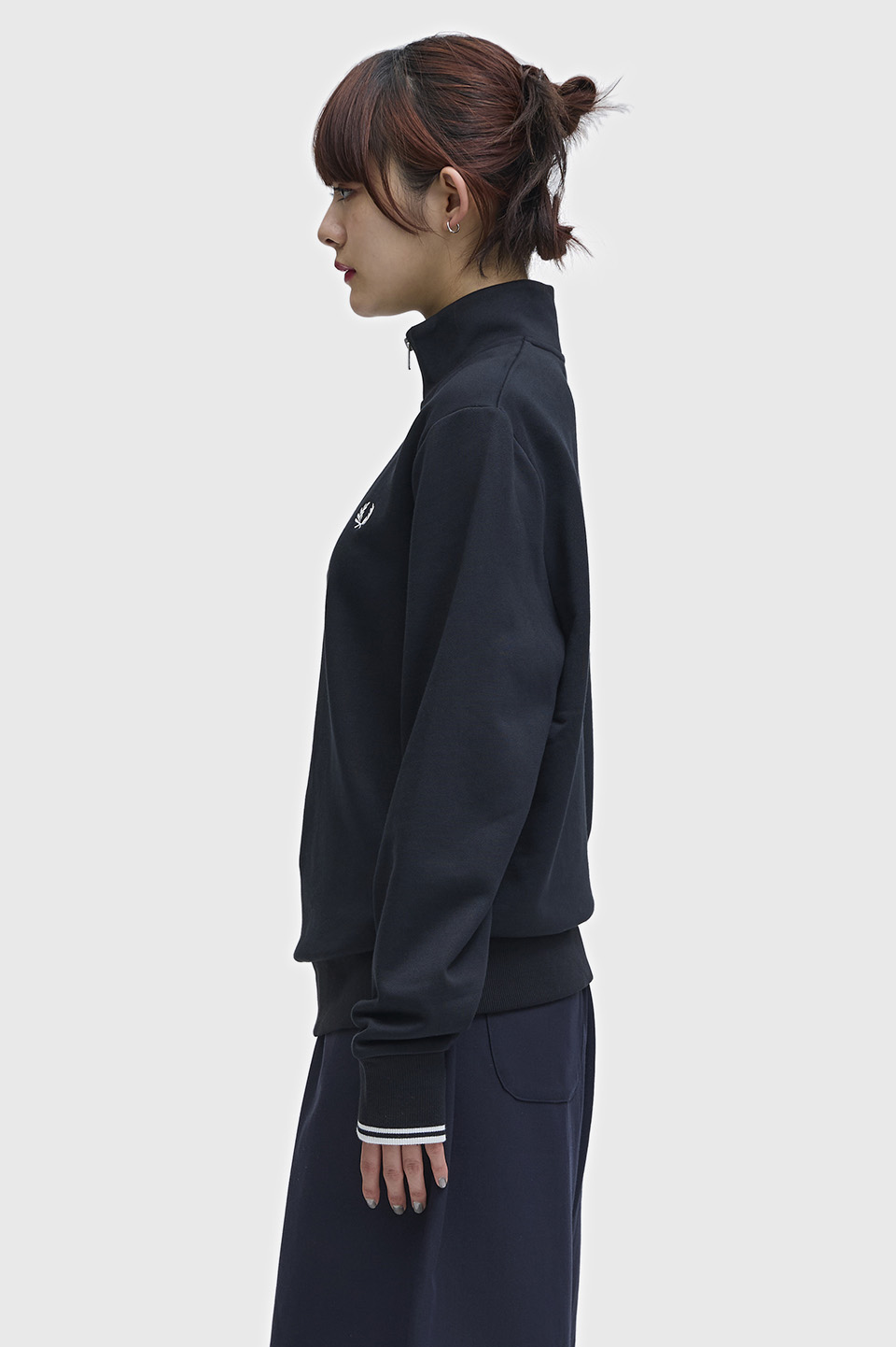 Half Zip Sweatshirt(S 102：BLACK): | FRED PERRY JAPAN | フレッド