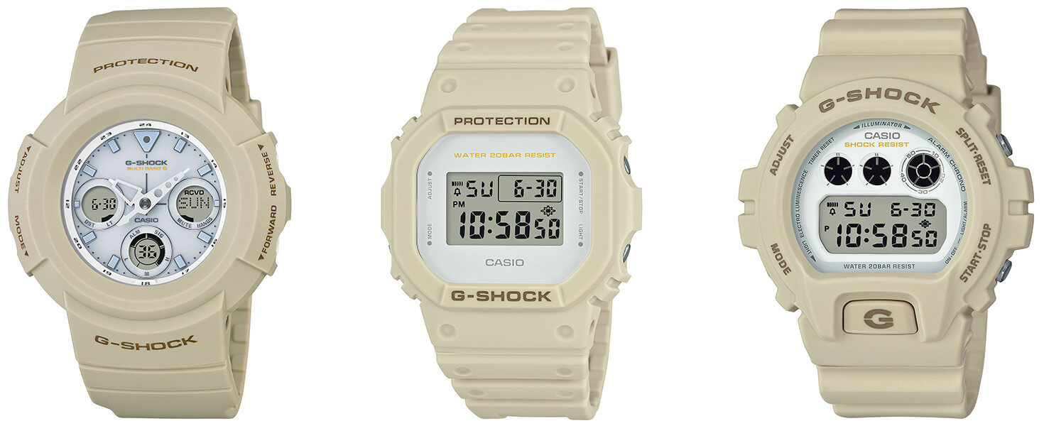 G-Shock Sand Beige Military Color (EW) Series - G-Central G-Shock