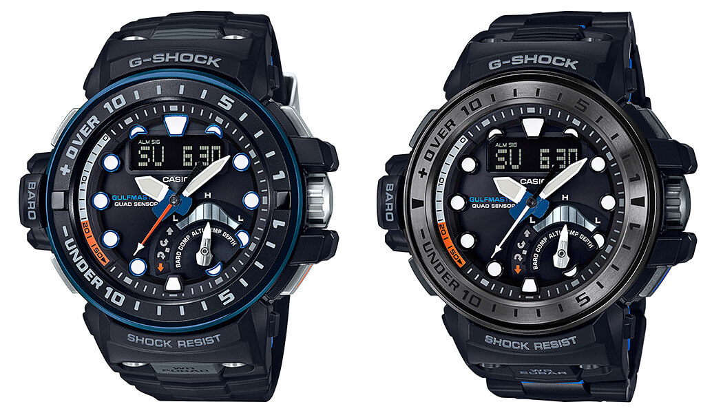 G-Shock GWN-Q1000A-1AJF & GWN-Q1000MCA-1AJF Gulfmaster - G-Central