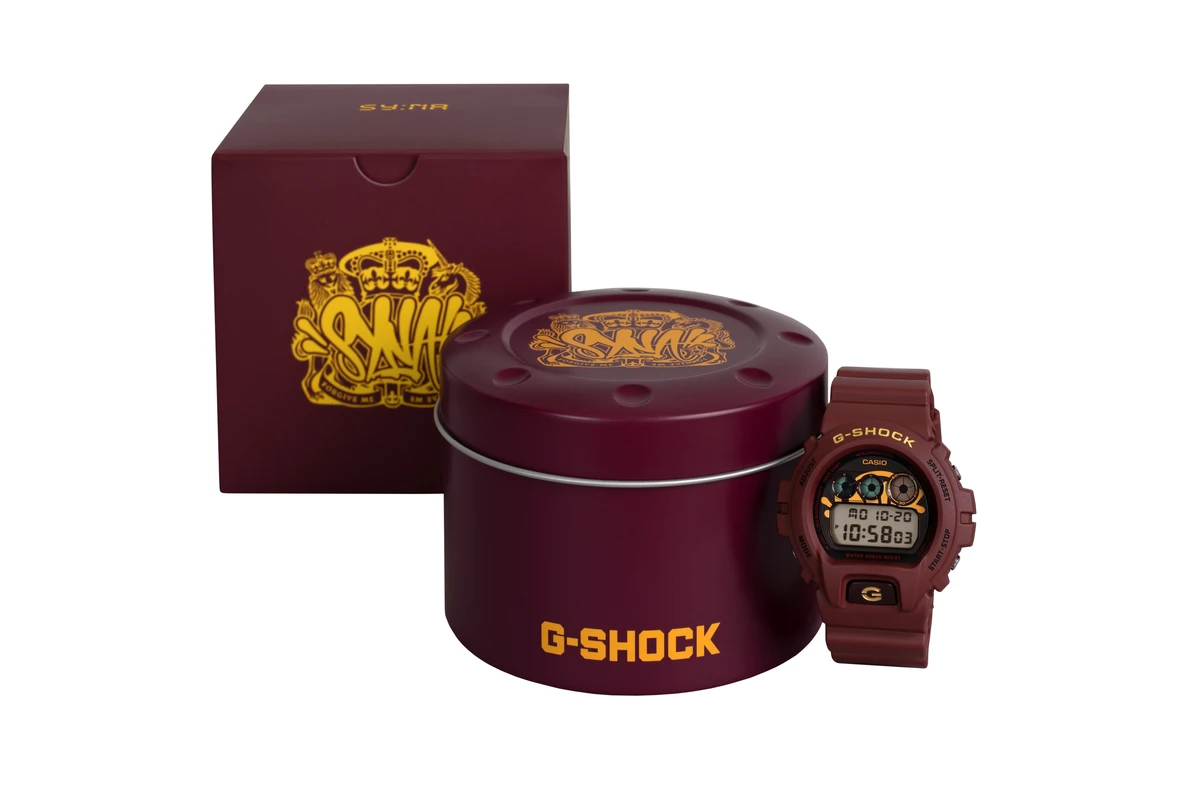 G-Shock DW-6900CC25-4ER collaboration with Central Cee's Syna