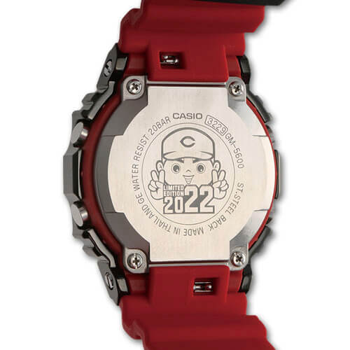 Hiroshima Toyo Carp x G-Shock GM-5600 for 2022 commemorates 15th
