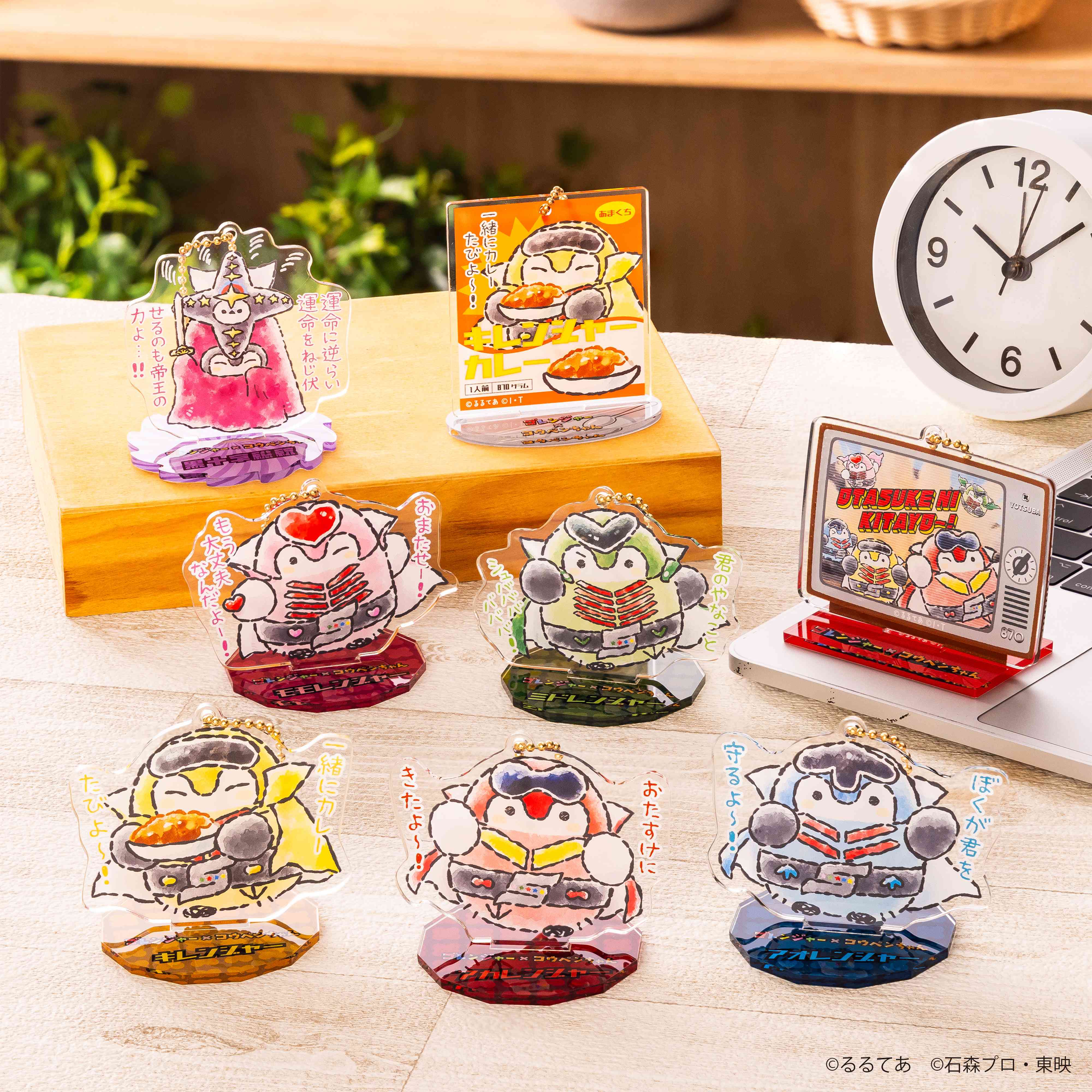 Goranger xKoupen-chan,코우펜짱,点赞鹅,正能量企鵝 Acrylic key