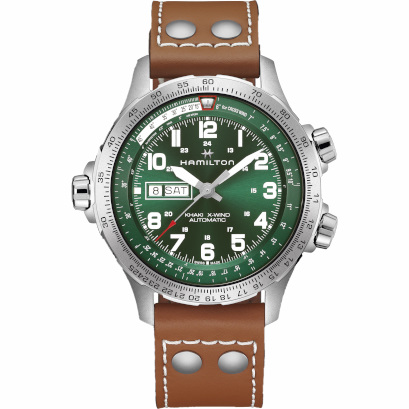 カーキ アビエーション X-Wind Day Date Auto | 国産・輸入ブランド