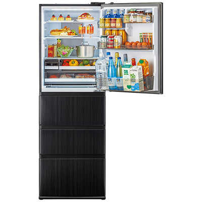 アクア AQUA 冷蔵庫 4ドア 433L 右開き Delie＋(デリエ・プラス