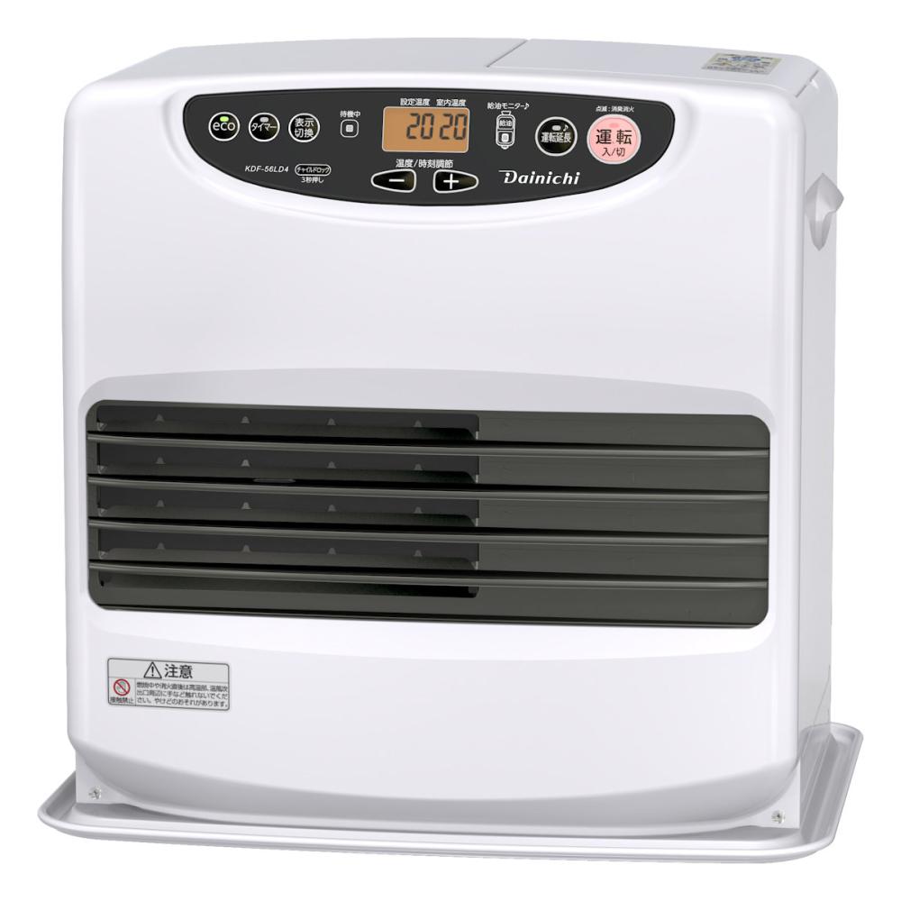 ダイニチ 石油ファンヒーター 木造15畳 ムーンホワイト 専用収納