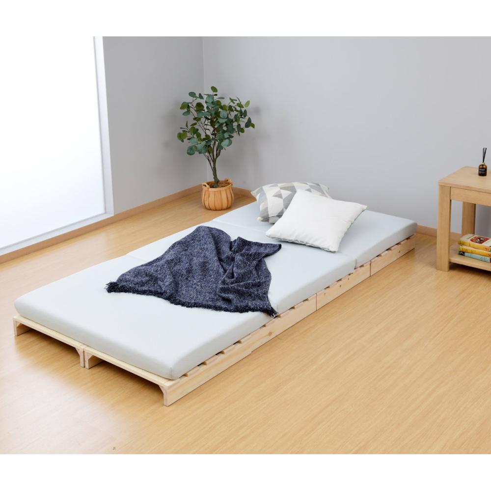 山善（YAMAZEN） 木製パレットベッド 8枚組 シングル WPB