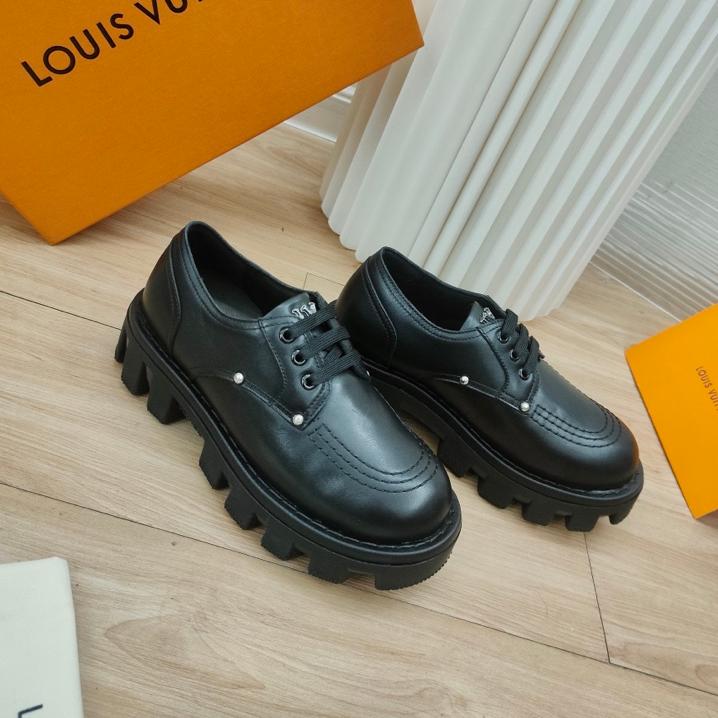 LV チェッカー・ライン ダービー ルイヴィトン スーパーコピー ローファー